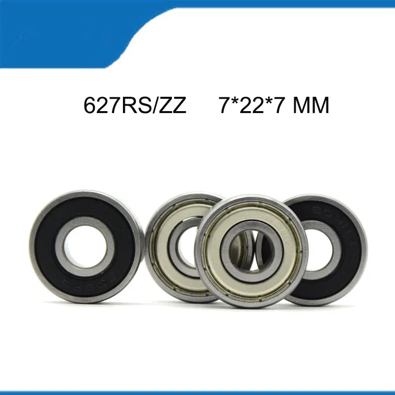 

5/10PCS 627-2RS / 627ZZ Bearing (7MMx22MMx7MM ) 627RS/ZZ (ABEC-1 ) Seal Shielded Deep Groove Baill Bearngs High Quality