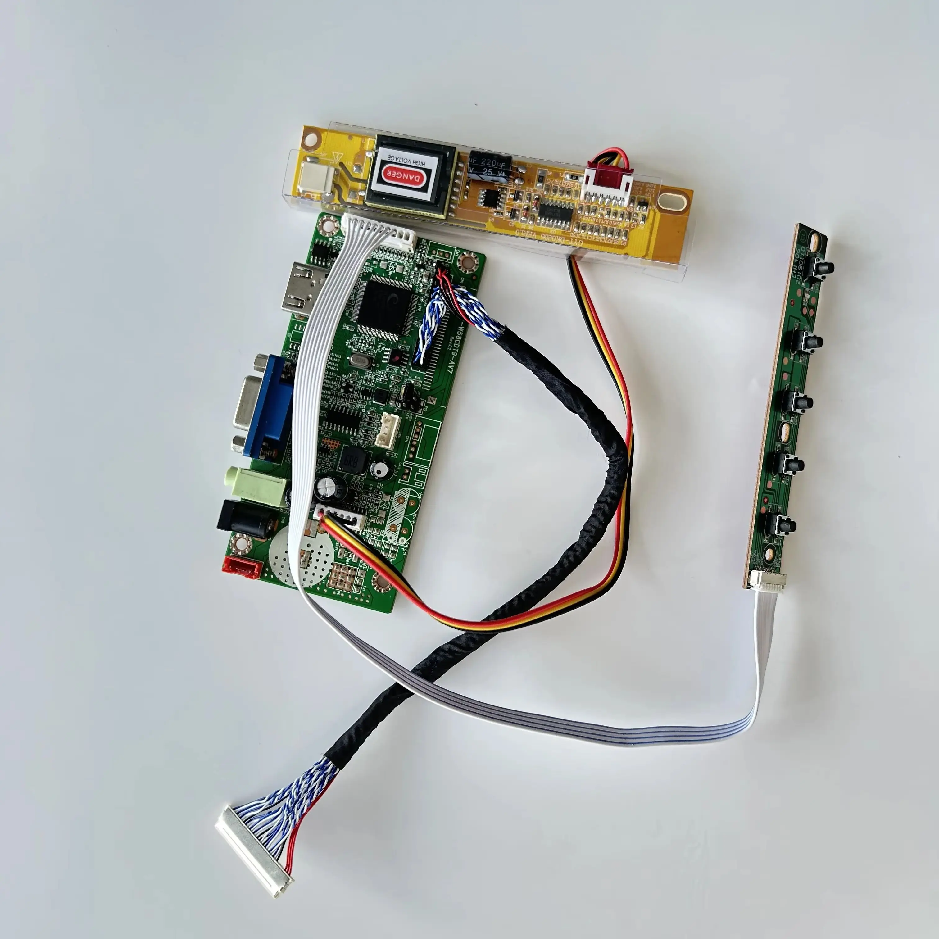 58C Controller board for QDI QD14TL02 1280X800 LCD panel screen monitor DIY 14
