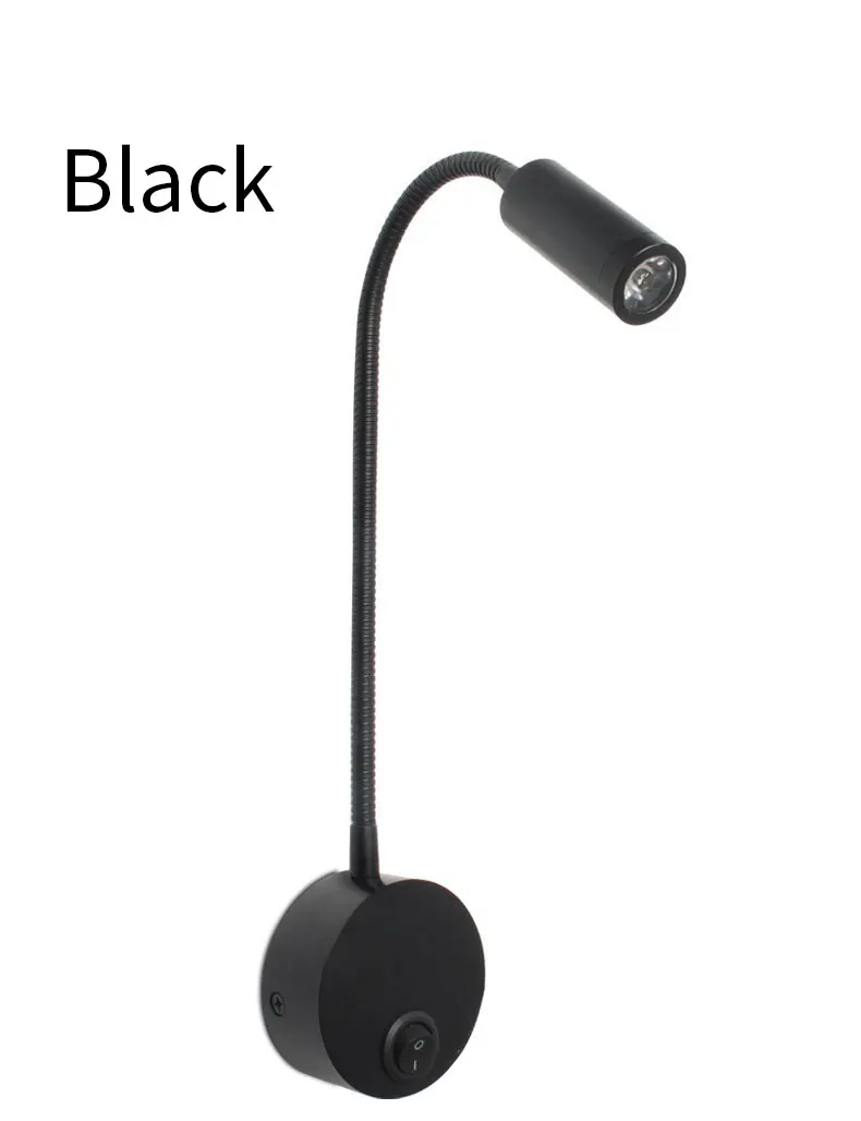 Imagem -04 - Lamp-lâmpada para Parede da Cabeceira Bes Bronze Ouro Areia Níquel Luz Led Branca Prata e Preto para Leitura Bes Nightk Night