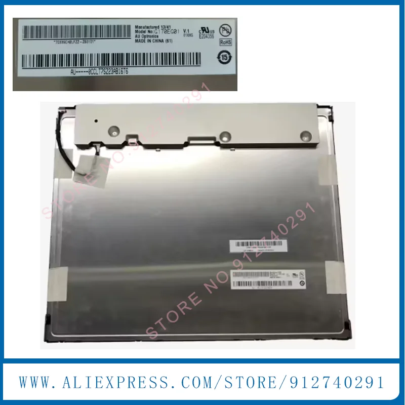 

G170EG01 V1 Оригинальный 17-дюймовый промышленный TFT LCD дисплей G170EG01 V.0 G170ETN01.0 G170EG01 V0, панель экрана 1280*1024