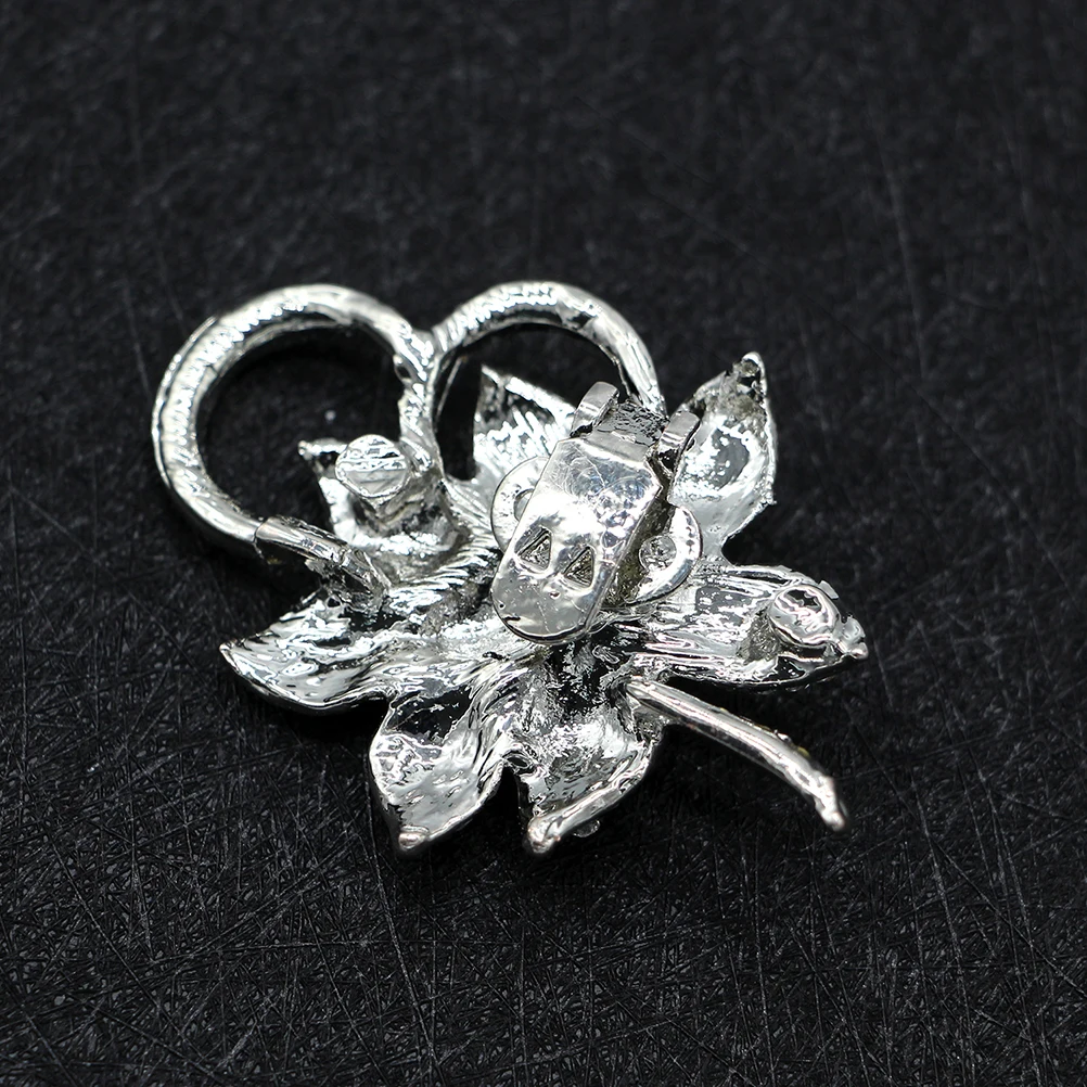 

Floral Rhinestone Shoe Accessories Decoration Clips for Women Rhinestone Shoe Clip Wedding Shoes Brooches Shine Durability