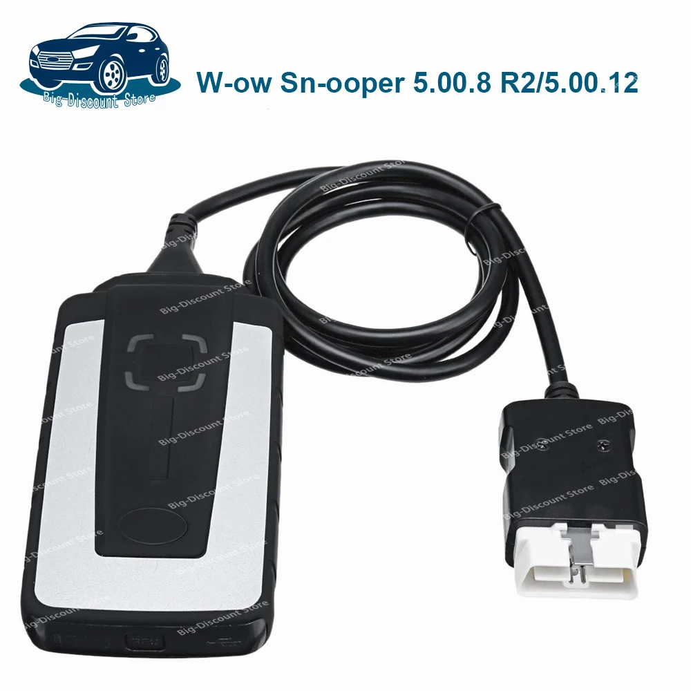 W-OW Snooper V 5.00.8 R2 2 Bluetooth OBD2 Scanner support car light truck SoftwareWith Free Keygen Diagnostic tools 5.00.12 OBOD