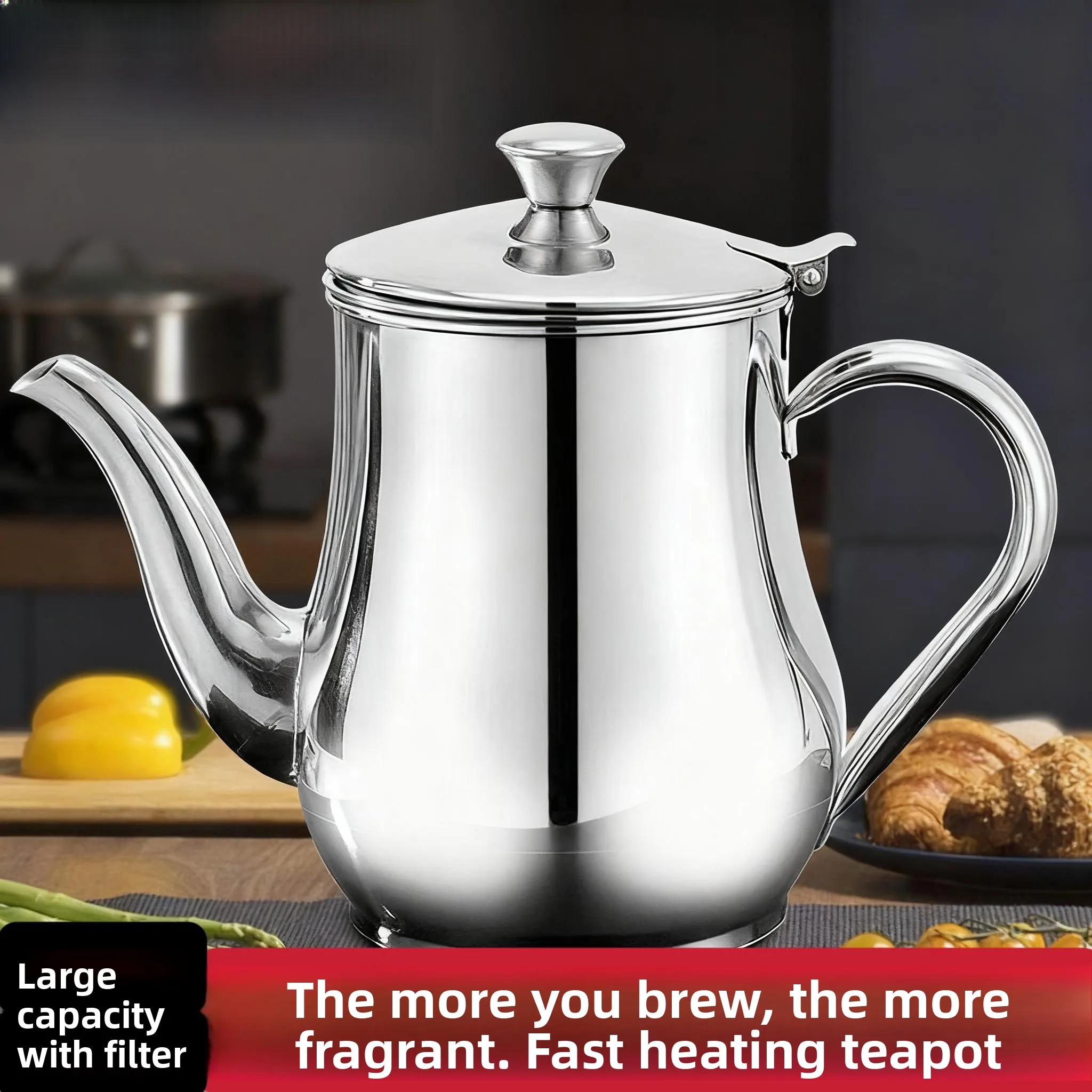 

Stainless Steel Thickened Home Use Heat Resistant Leak Proof Yellow Wine Heater Special Tool for White Wine Brewing