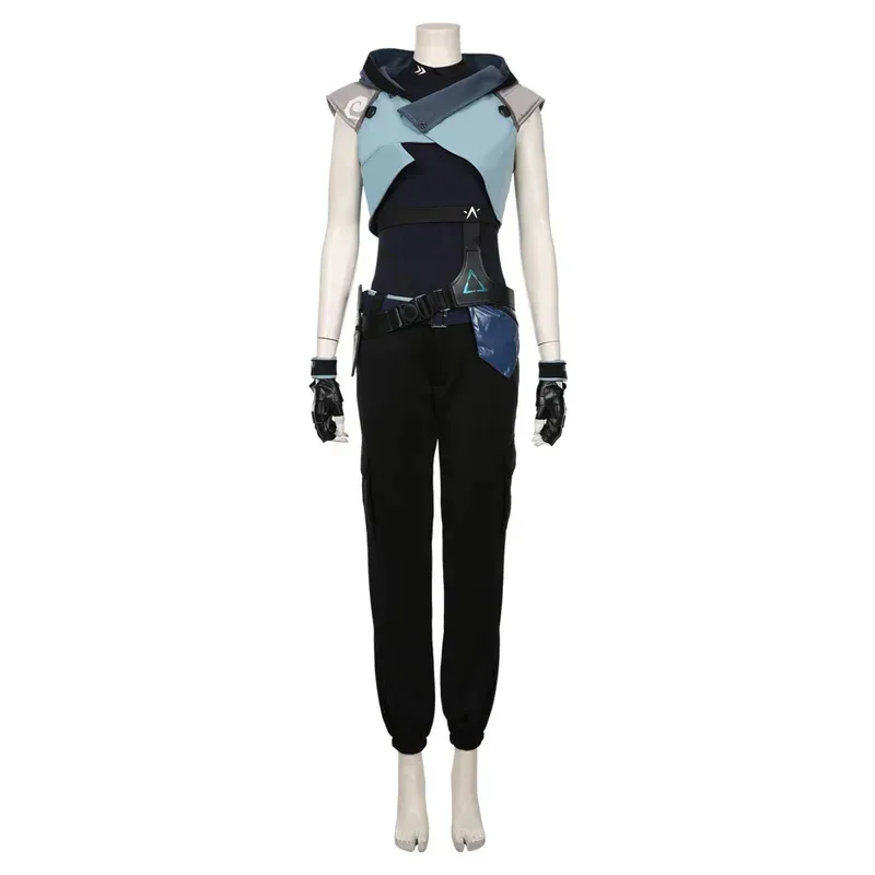 qa156XT8Disfraz de mujer Valorant, disfraz de Cosplay, zapatos Jett, botas, mono, trajes, fiesta de Carnaval de Halloween, traje de juego de rol @ XT6!