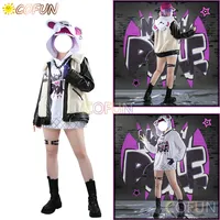 COFUN [Customized] Virtual YouTuber Vtuber Obsydia Selen Tatsuki Cosplay Costume Anime YouTuber Role Play Costumes Outfits