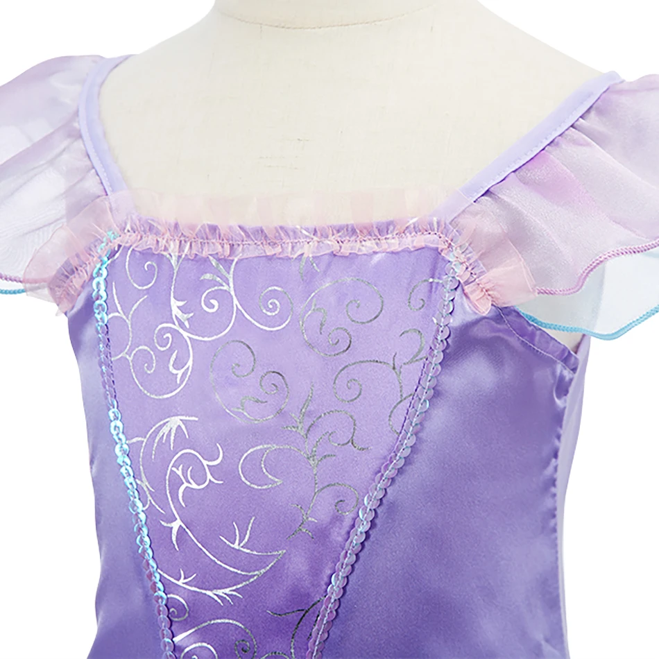 أطفال حفلة ذيل السمكة ثوب طفلة هالوين حورية البحر الأميرة فساتين عيد الميلاد الطفل حورية البحر تأثيري فستان للفتيات الملابس مجموعة