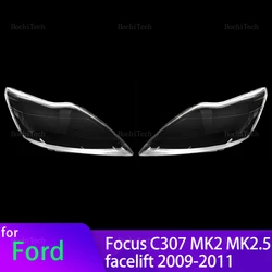 Head Lights Cover for Ford Focus C307 MK2 MK2.5 Facelift 2009-11 Transparent Housing Front Headlights Lens Shell Glass Lampcover