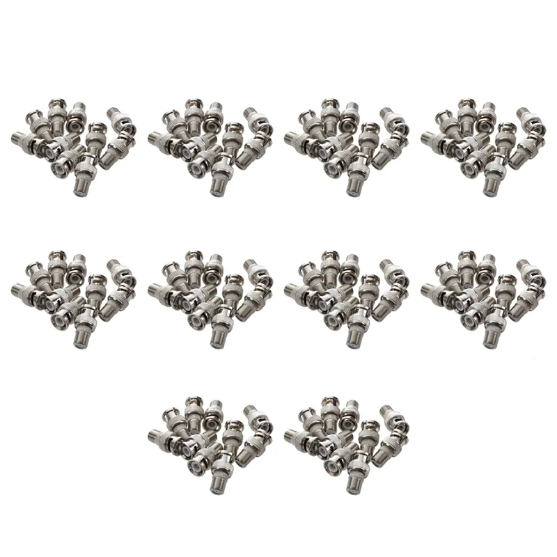 

BNC Male To F Female CCTV Camera Coax Cable Connector (Pack Of 100)-A80Z