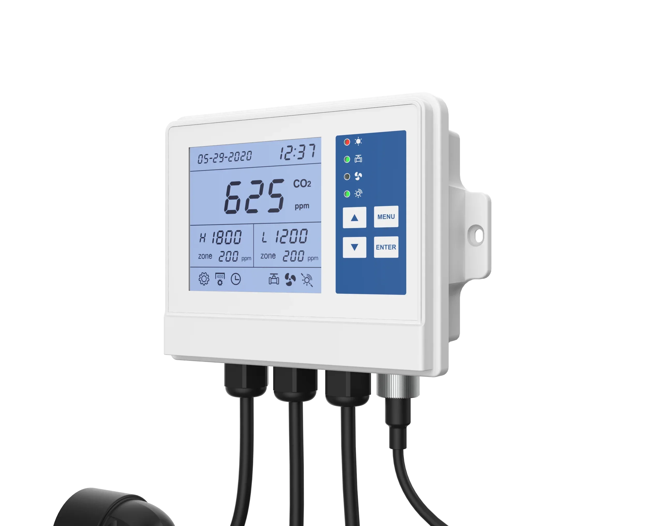 CO2 and Controller with Remote Sensor for Indoor Garden and hydroponics Grow System,CO2 Controller for Grow Room