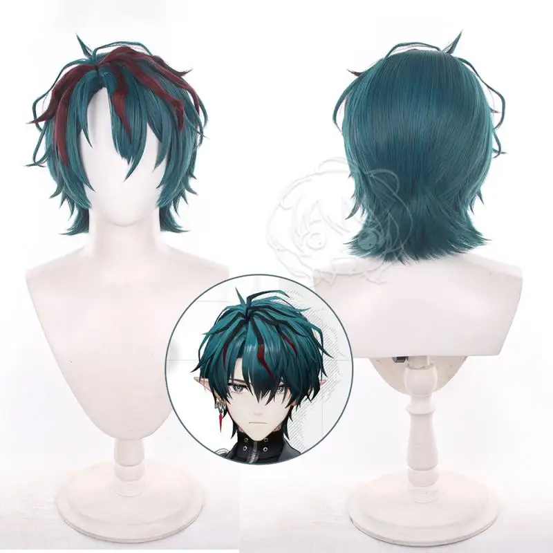 Arknights: Endfield Camille Cosplay-Perücken, Cosplay-Kostüme, Kopfbedeckung, 30 cm lange, simulierende Kopfhaut, dicke, gemischte, langhaarige Perücken – Detail 2