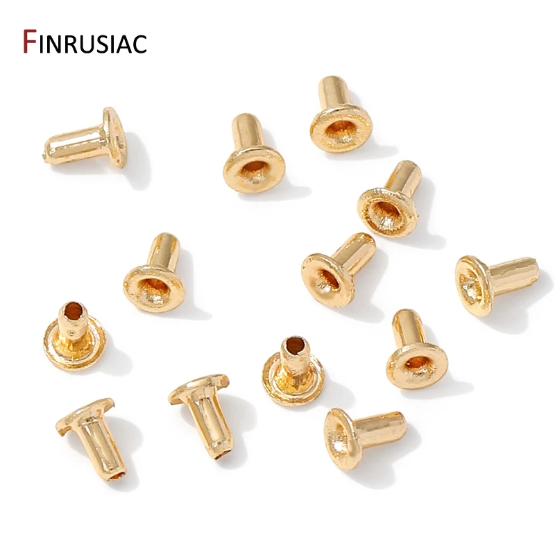 30PCS 14/18K Gold Überzogene Messing Perlen Stecker Perle Loch Stecker Kappen Für DIY Handgemachte Armband schmuck Machen Zubehör – Detail 17