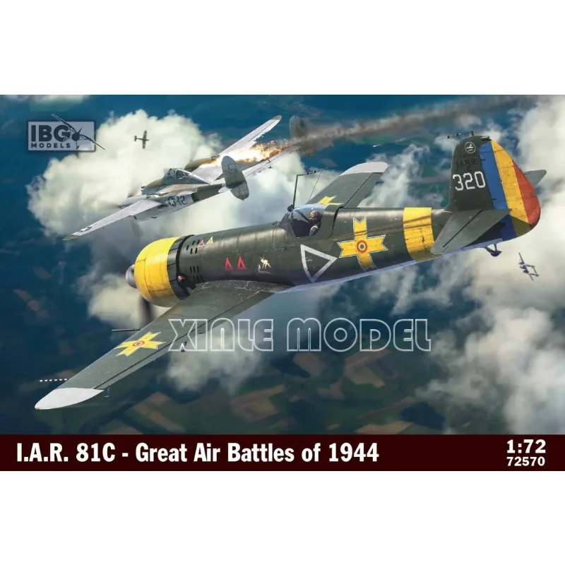 

Пластиковый сборный набор для сборки модели самолета IBG 72570 IAR 81C - Великие воздушные битвы 1944 года 1/72