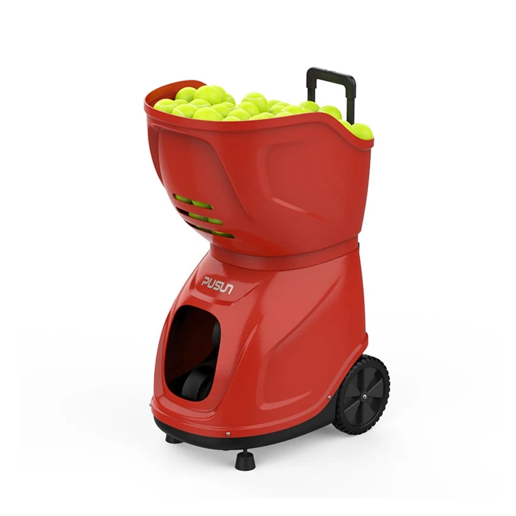 

Горячий робот с теннисным мячом для тренировок с дистанционным управлением через приложение