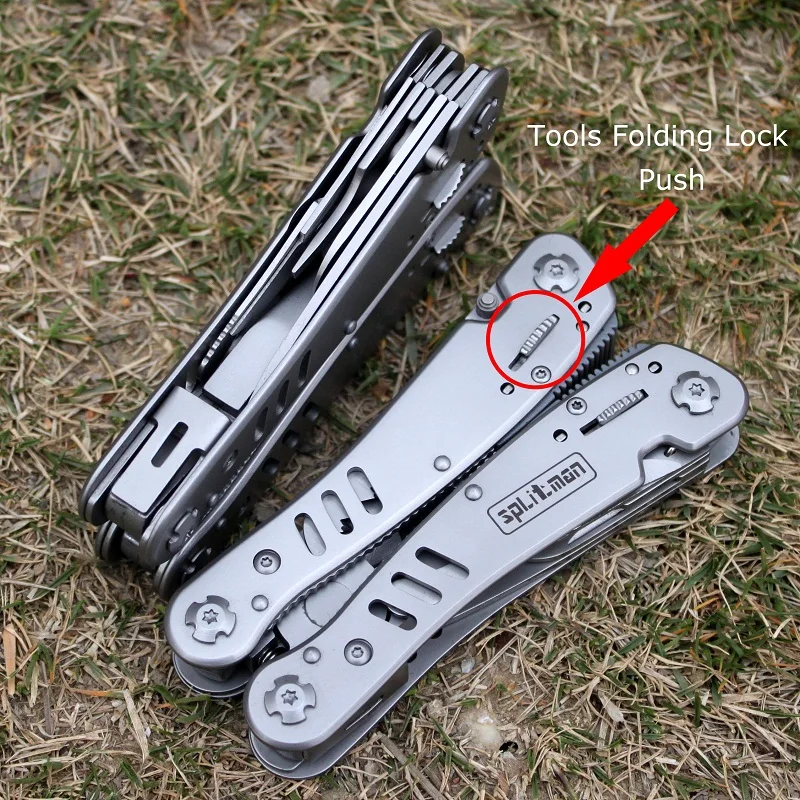 Imagem -05 - Faca de Mini Alicate Multitool Dobrável Edc Ferramentas Multifuncionais Camping ao ar Livre 440c Aço Inoxidável Splitman-g301