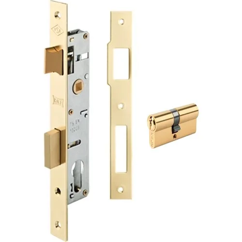 Castle 153/U Cylinder Narrow Type Mortise Lock 20MM