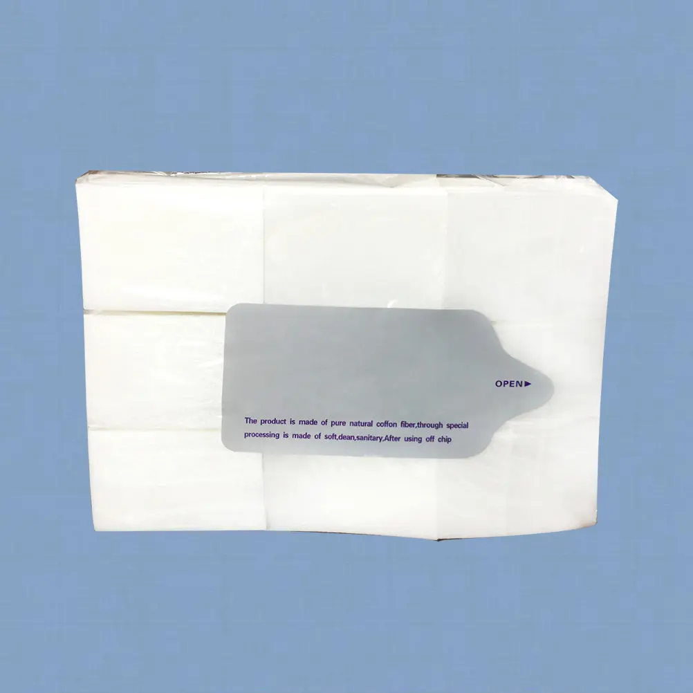 900pcs Nail Polish Remover Disposable Lint-Free Wipe Nail Clean Wipes Cotton Pads Nail Tools Make up Cotton Pad (White)
