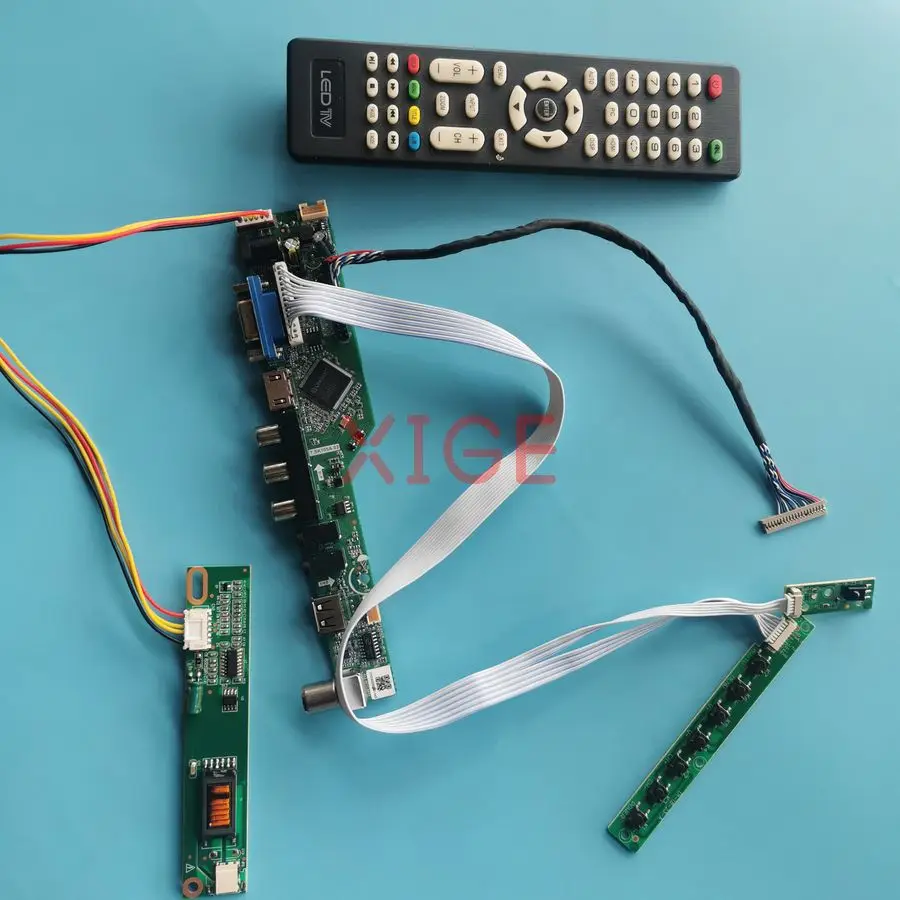 

Controller Board Fit TX38D95VC1CAH LTN150P1 LTN141P1 TFTMD38951CBH 20Pin LVDS USB+AV+VGA+HDMI 1400*1050 1400x1050 1-CCFL DIY Kit