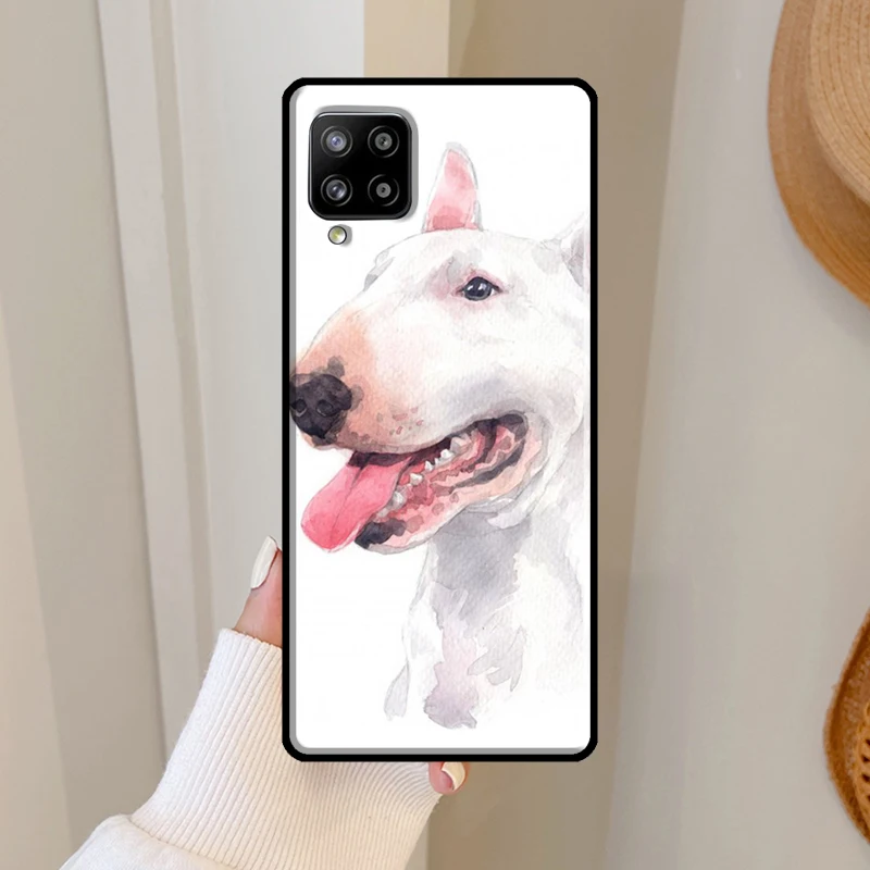 Bullterrier Bull Terrier Dog For Samsung Galaxy A14 A34 A54 A51 A71 A31 A12 A22 A32 A52 A50 A13 A33 A53 A73 Back Case image 6