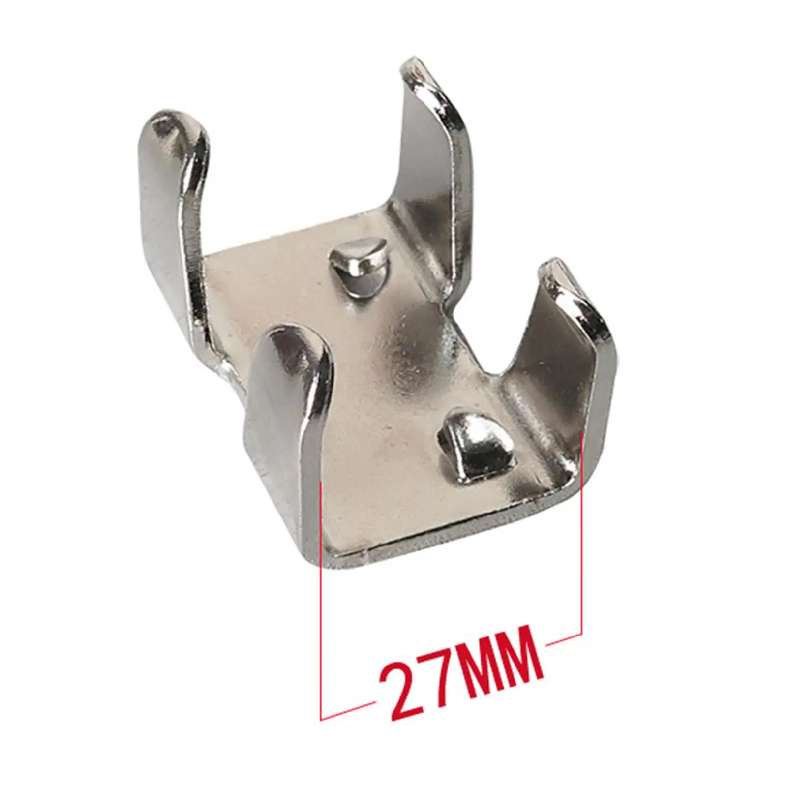 Double Rope Clamps Fastener Iron Plated with Nickel Heavy Duty Hardware 27mm Strings Metal Clips Rope Iron Plated Rope Clip