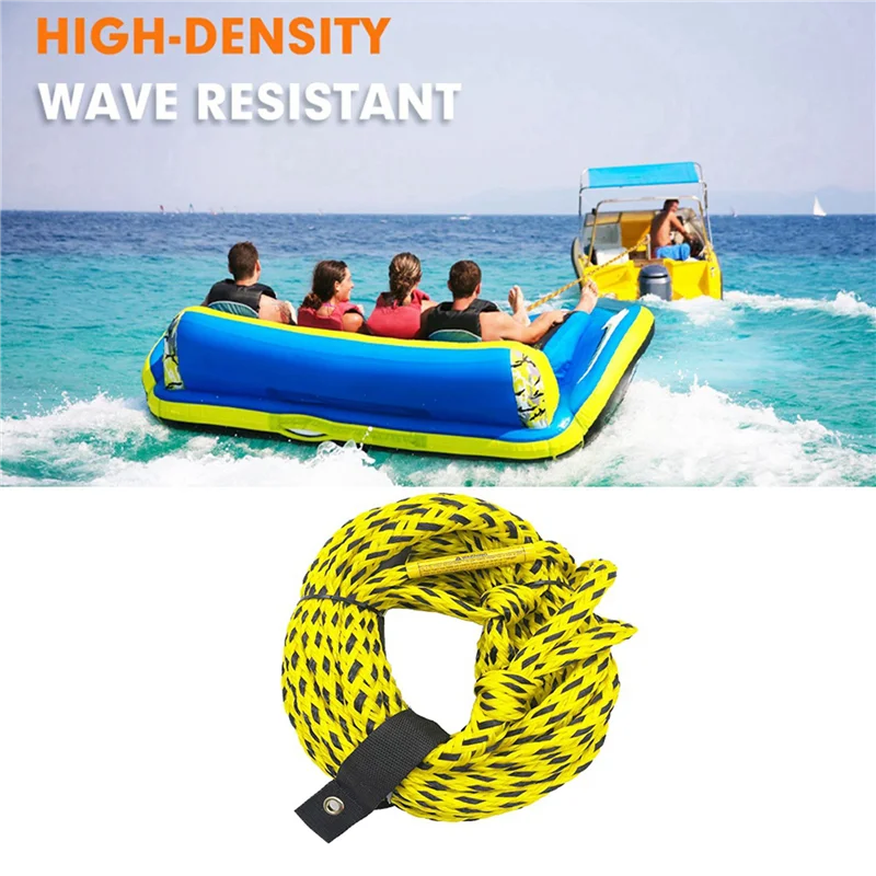 

2Pcs 60FT Boating Tow Ropes Heavy Duty Water Ski Rope 1-3 Person For Towable Tubes,Tow Rope For Kneeboard