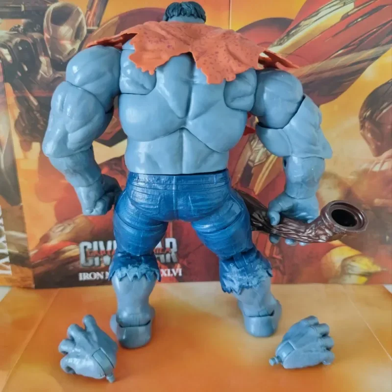 23ซม.Marvel Avengers Hulk Action Figure Joint Mobile Fury Hulkตุ๊กตาของเล่นเดสก์ท็อปเครื่องประดับของขวัญวันเกิดอะนิเมะรูป