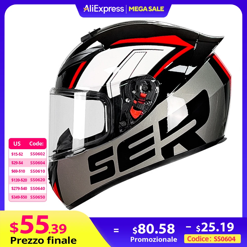 

Men's Motorcycle Helmet Full Face Helmets Wear-Resistant Biker Helmet Racing Helmet Anti-Fall Motorcycle Protection Accessories