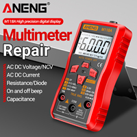 Multimeter ANENG M118A Mini LCD Screen Current Tester  AC/DC Voltage Meter Ohm Non-contact Resistor Diode Multimetro Test Tool