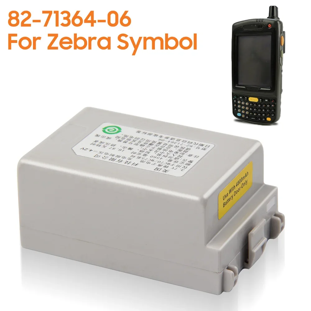 Replacement Battery 82-71364-06 82-71364-05 For Motorola Zebra Symbol MC70 MC7090 MC75A8 MC7596 MC75 MC75A MC75A6 High Capacity