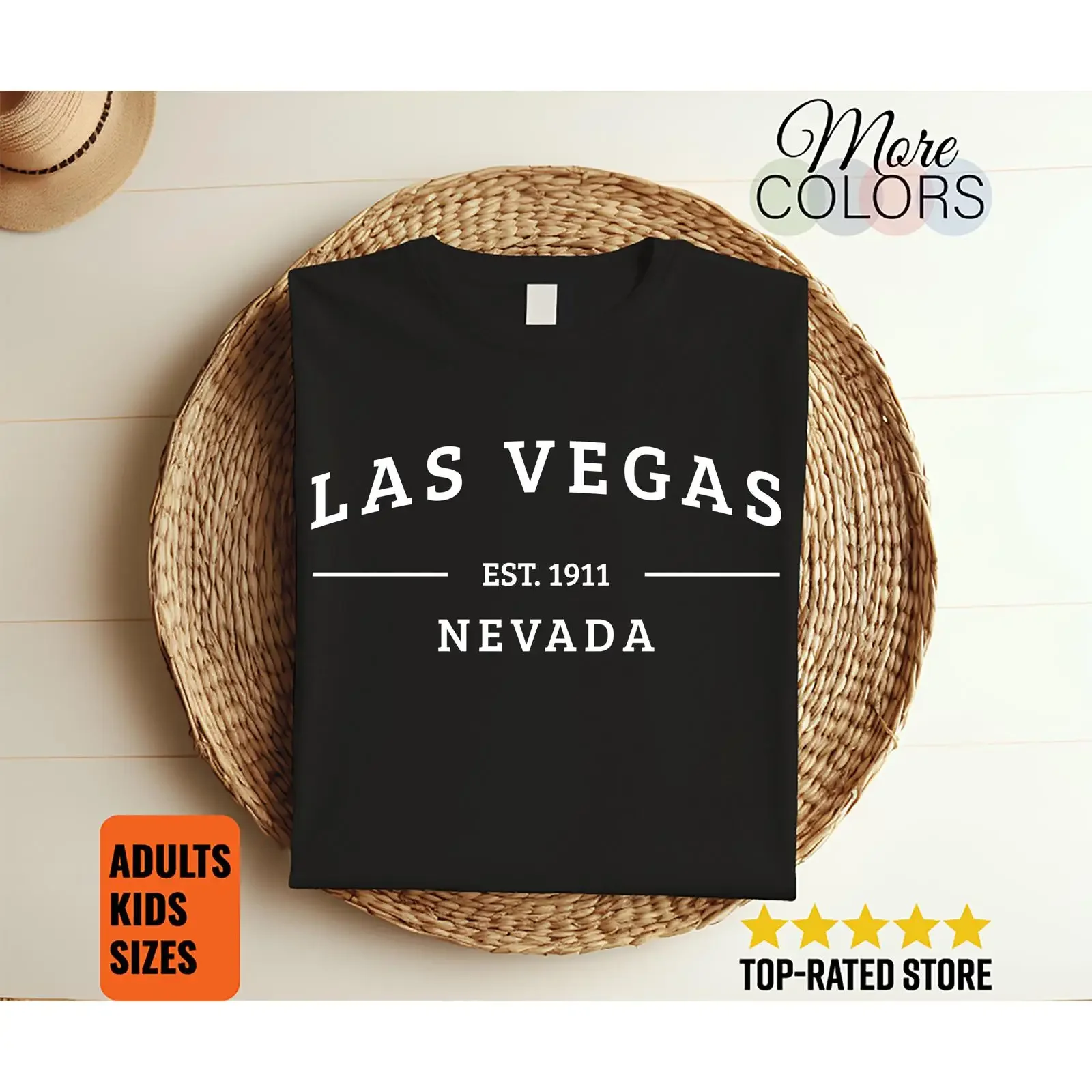 Las Vegas Nevada T Shirt Vintage Retro Travel Souvenir Sin City Casino Desert Vacation Apparel vintage Washed streetwear