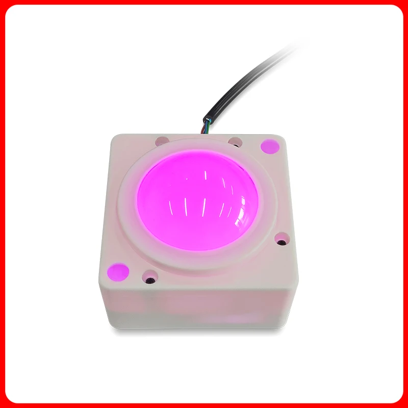 

USB Arcade Game Trackball Mouse Arcade Trackball 2"Diameter Round LED Trackball Mouse ConnectorFor Joystick/keyboards/trackballs