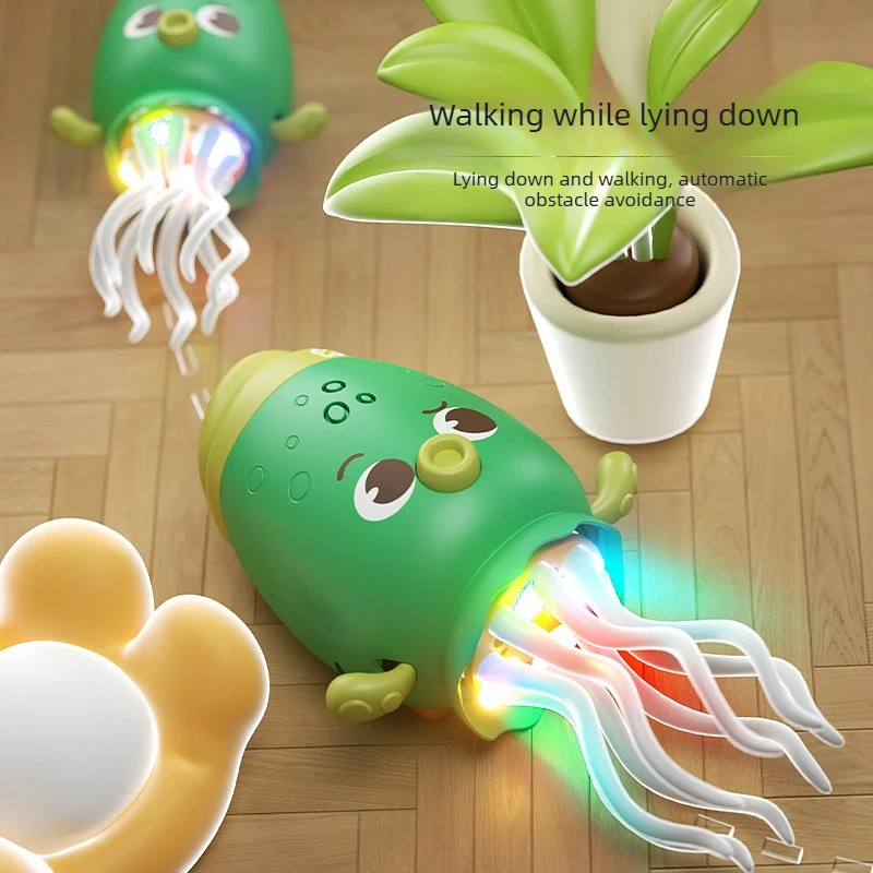 Magical Dancing Octopus Electric Induction Early Education Puzzle Music Octopus Decompression Funny Toy Children Electronic Pets