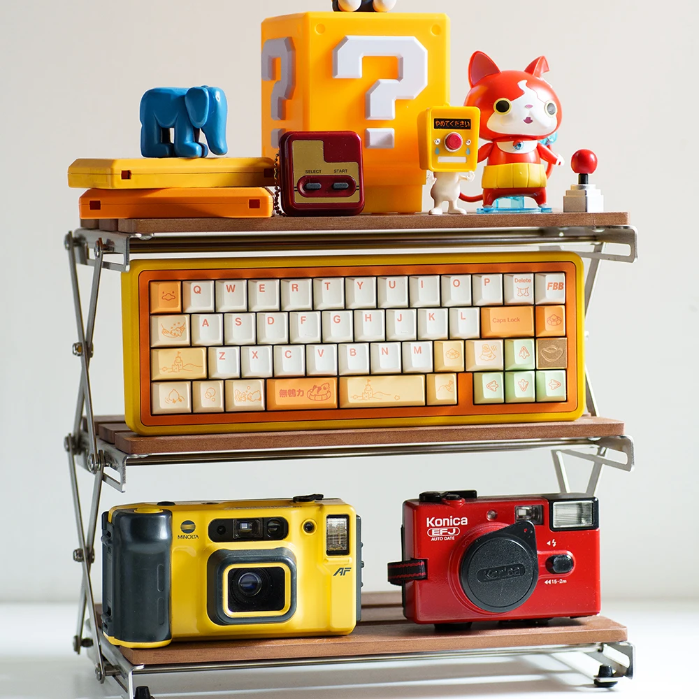 

FBB keycaps No Pressure Duck Cute PBT Key Cap MX Switch Mechanical Keyboard Keycap DIY Creative Gift 1.7mm Thickness