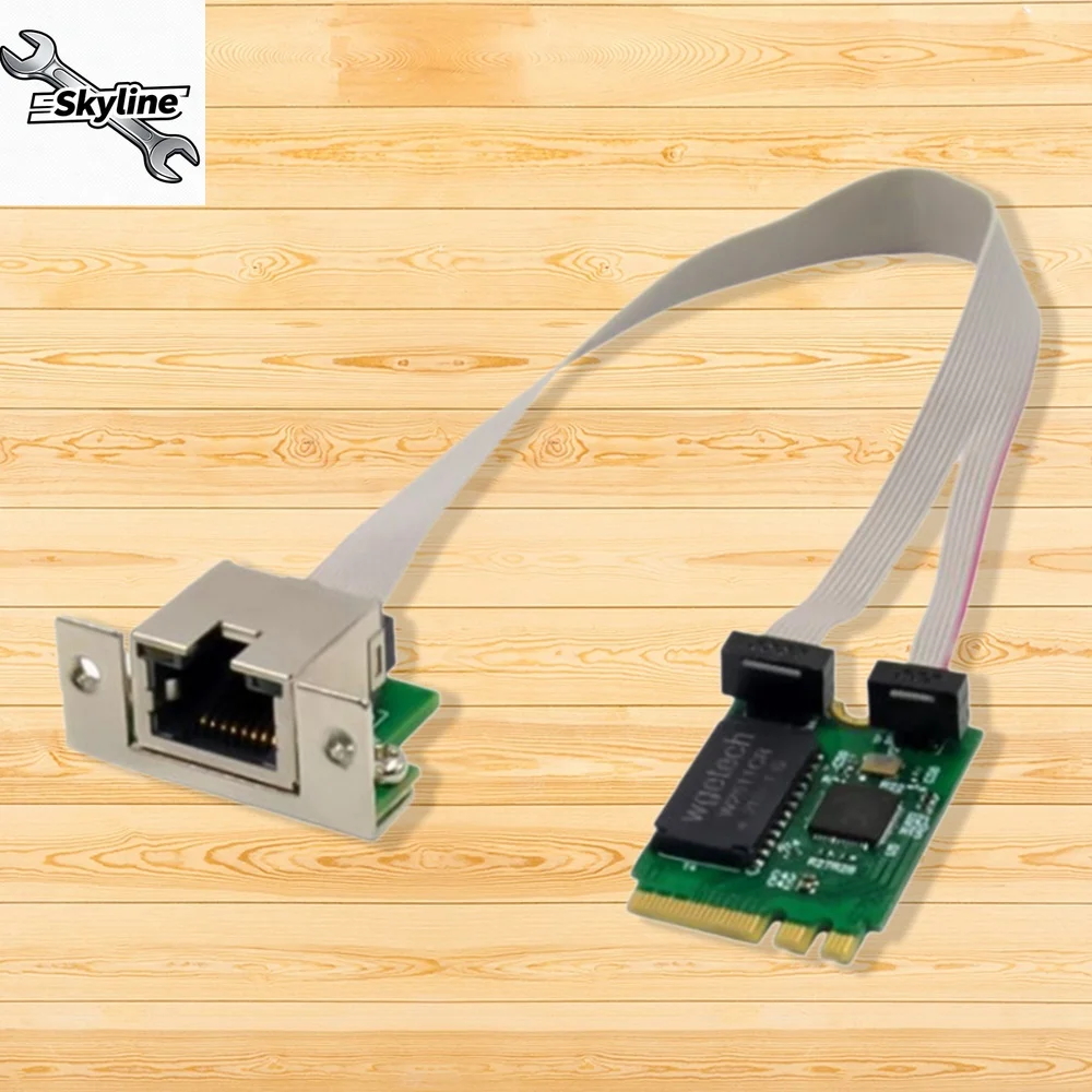 M.2 A+E 2.5G Adapter 2.5G/1G/100M Multi-Gigabit M.2 Network Card 8125B