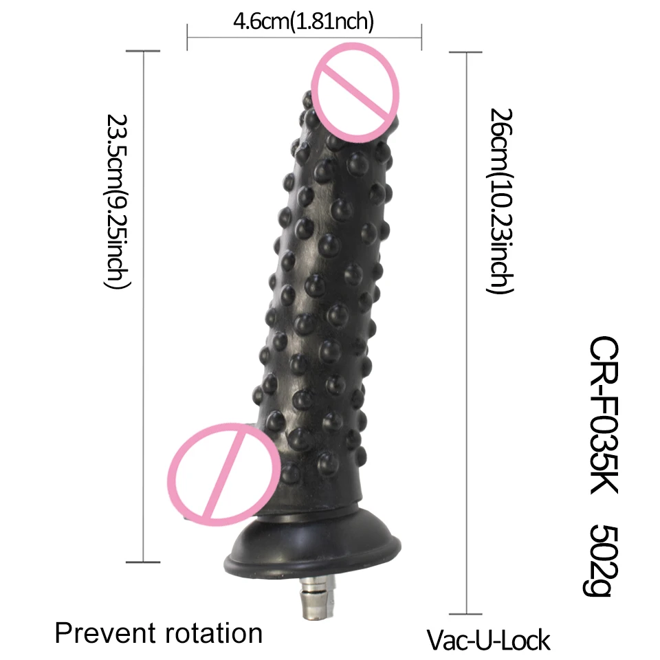 FREDORCH Silicone Anal Dildos for Vac-u-Lock Sex Machine Animal dildos Realistic Adult Masturbation Fixed to prevent rotation