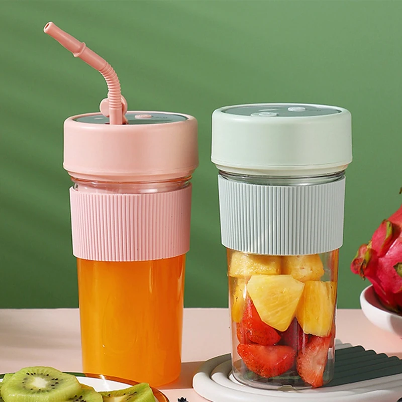 ถ้วยปั่นแบบพกพาและฝาปิดสําหรับเดินทางพร้อมการชาร์จ USB ทําให้สมูทตี้และเชคครีมคั้นน้ําผลไม้ผลไม้สําหรับห้องครัว