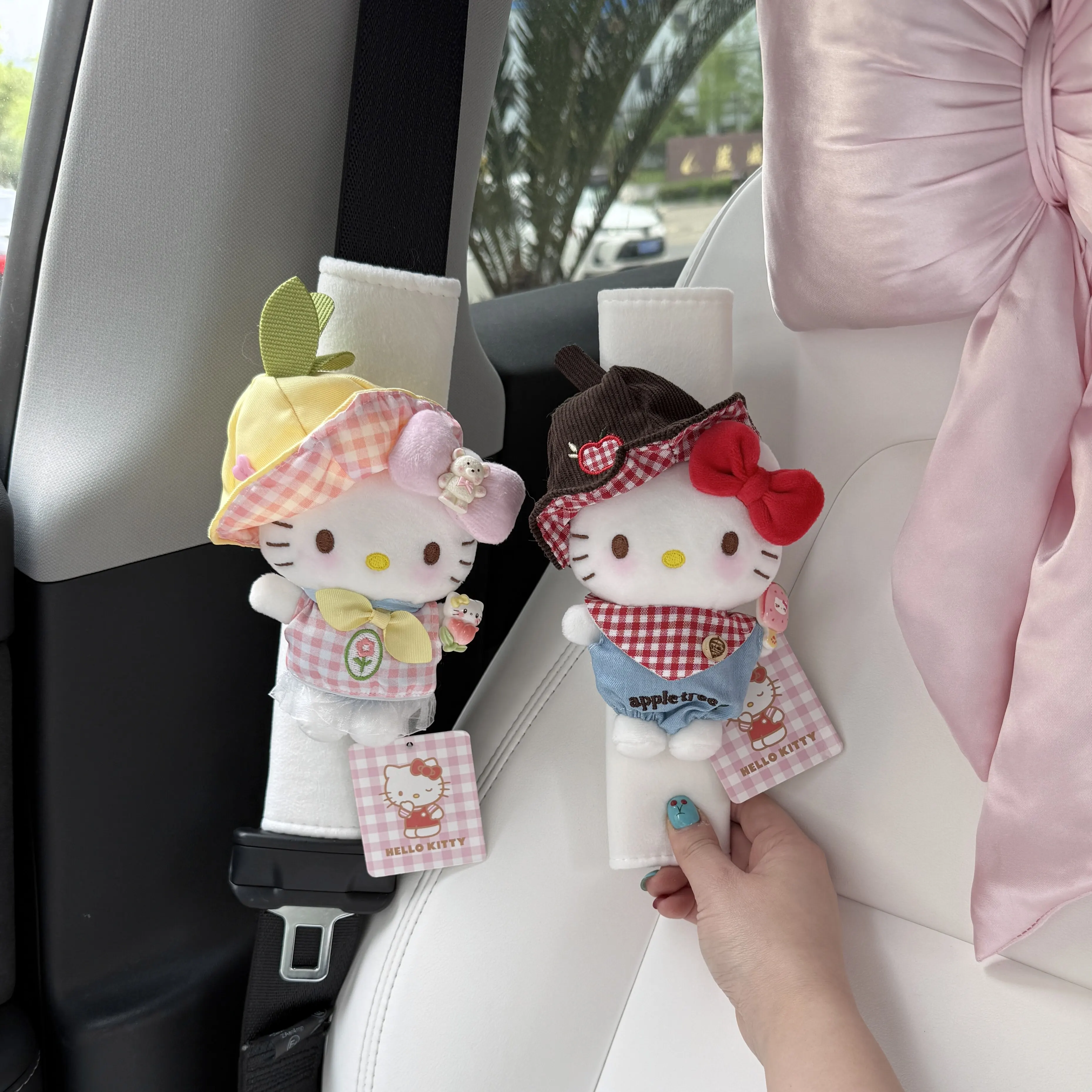 

Universal Car Safety Belt Cover Adjustable Seat Belt Cover Shoulder Strap Covers Car Shoulder Protector Pad Auto Accessories
