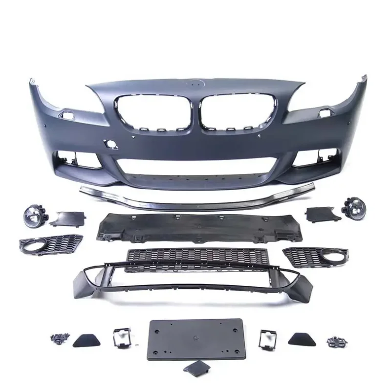 

Tom AutoHigh Quality for 5Series F10 MT Style PP Material 2010-2017 Body Kit with Front Bumper Rear Bumper Side Skirt Car Au