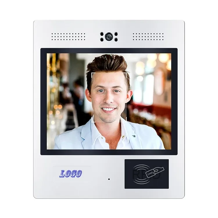 Android RFID Reader Access Intercom System Fingerprint Recognition Time Attendance Access Control System POE TCP IP Card +code