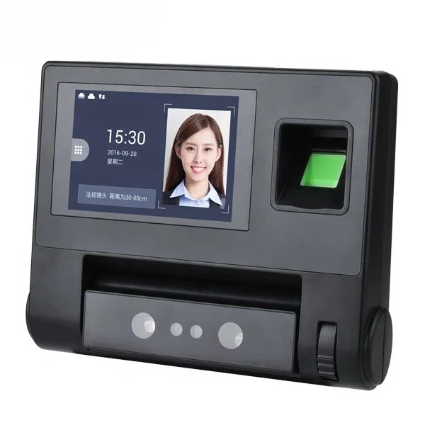 

Wholesale Contactless Palm Face Fingerprint Recognition Employee Time Attendance Machine with Free SDK Software