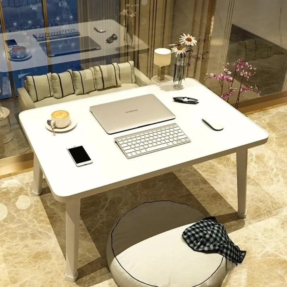 Folding Small Table  Bedroom Table Lap Desk Foldable Space Saving Computer Desk Portable Tablet Stand Ergonomic Laptop Table