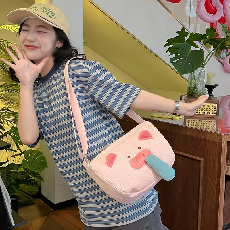 

2025 Summer Cute Kawaii Shoulder Bag for Girls Japanese Ins Aesthetic Crossbody Dumpling Bag Lightweight Casual Mini Purse