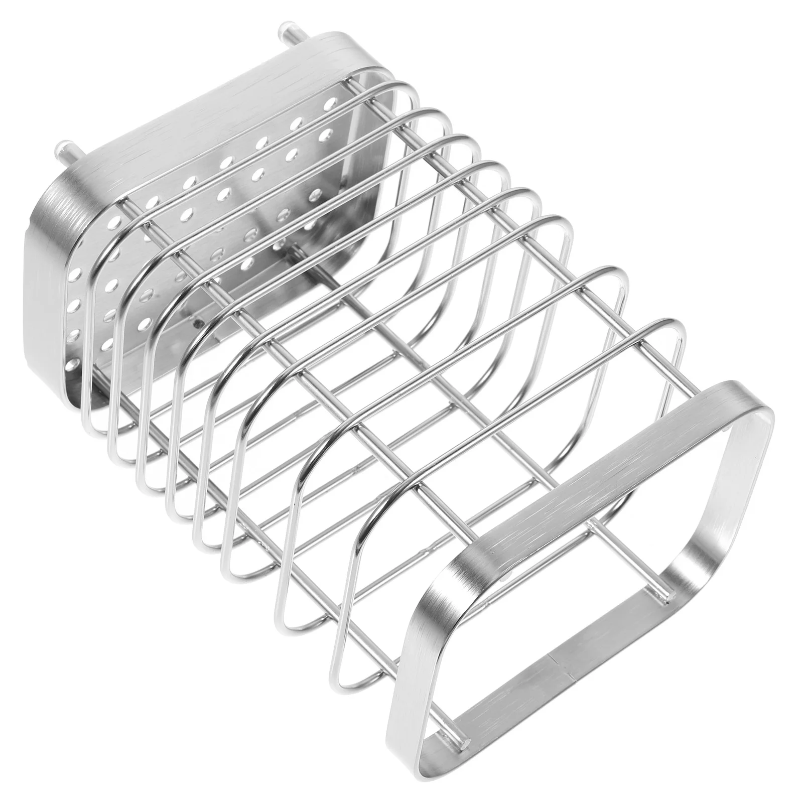 

Stainless Steel Chopstick Holder Large Size Silver Utensil Container Kitchen Spoon Fork Draining ganizer Storage Solution