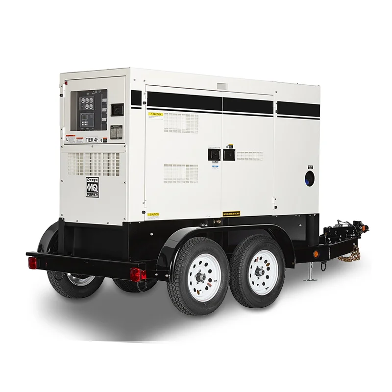 [Trailer Mounted Power Station] Mobile Type 500kW 625kVA Towable Generator Set With Air Brake System Large Fuel Tank