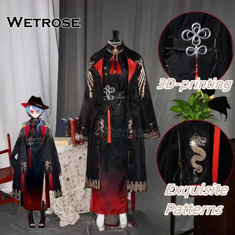 【Wetrose】In Stock Hoshimachi Suisei New Outfit Coat Cosplay Costume Oriental Style Holo Vtuber Hololive Set Wig Halloween Xmas