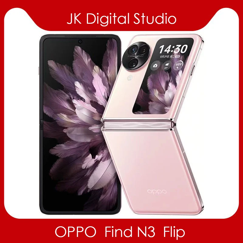 New OPPO Find N3 Flip 5G Cell Phone MTK Dimensity9200 6.8Inch