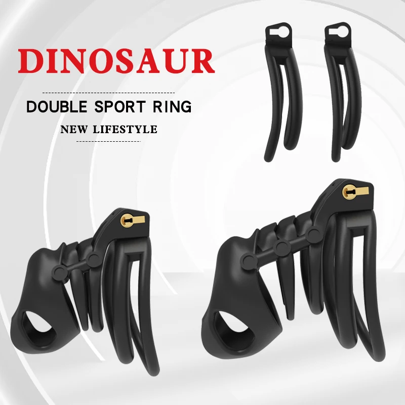 Sport Penis Ring 3D Printed Ultralight Cock Cage Male Chastity Device Adult Sex Toys Sissy Fetish Bondage Belt Lock Products