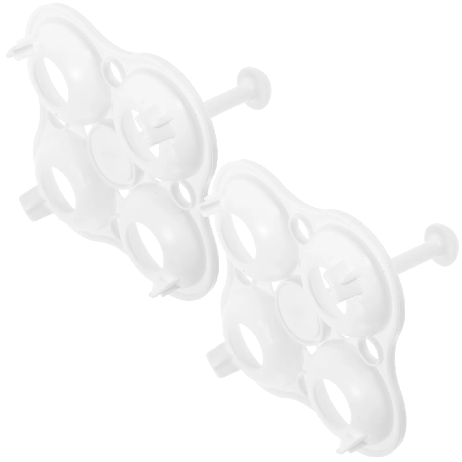 

2Pcs Reusable Plastic Egg Steaming Rack Multi-Function Kitchen Steamer Rack Heat Resistant Egg Holder Stand for Home