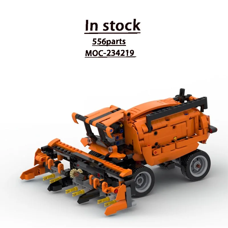 

MOC-234219 New Classic Barrel Harvester Building Block Model 556 Parts MOC Creative Boys Children's Birthday New Year Toy Gift
