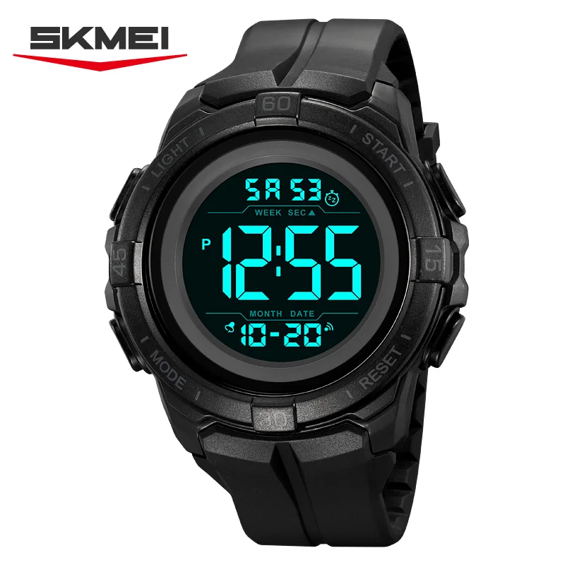 SKMEI 2565 New Sports Outdoor Electronic Watch Night Light Waterproof Multi Functional Countdown Digital Watch Reloj Hombre