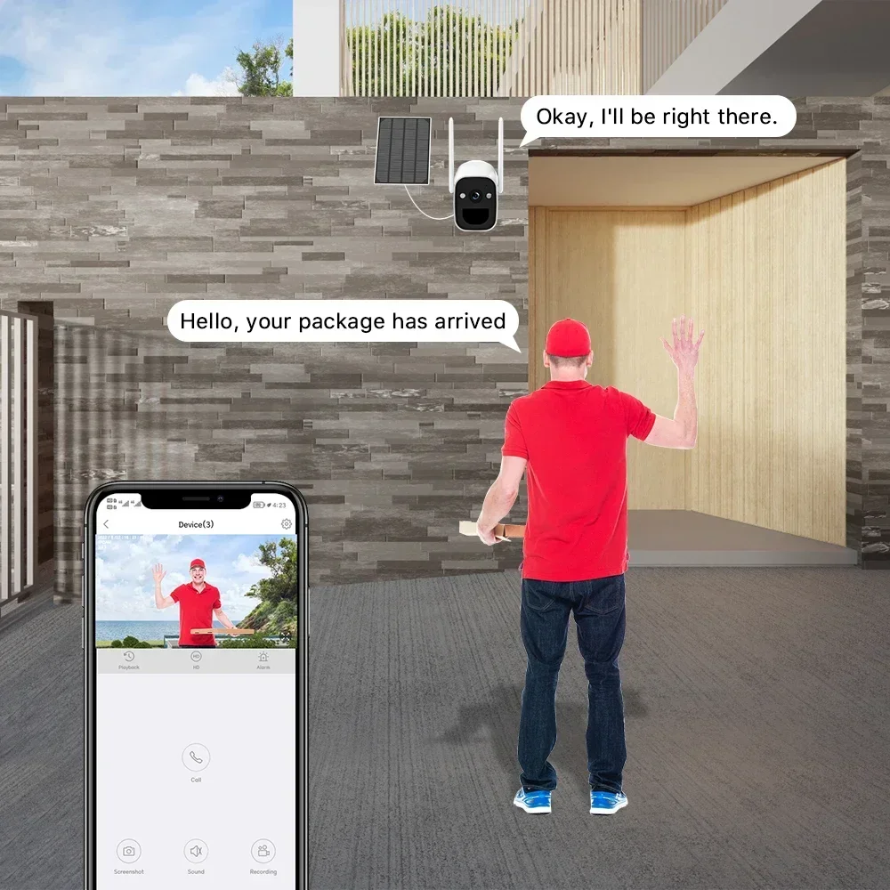 ANRAN 8 channel NVR Kit Battery Camera with Solar Panel 3MP 2K Wifi Night VIsion Free APP Remote Solar Security Camera System